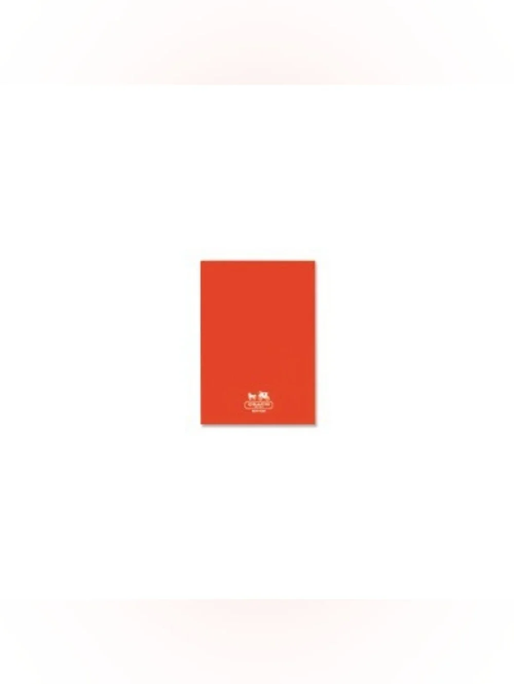 Coach Red Signature Notebook & Cover Holder
